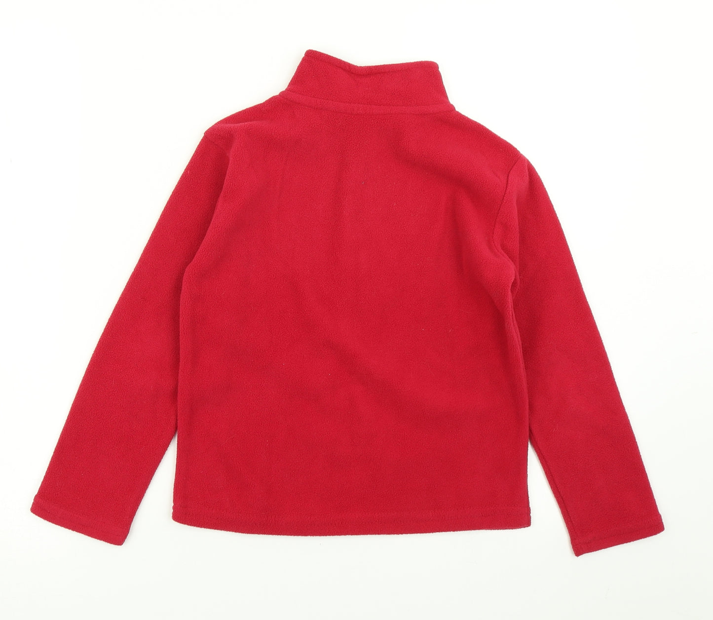 Freedom Trail Girls Red  Fleece Pullover Sweatshirt Size 7-8 Years
