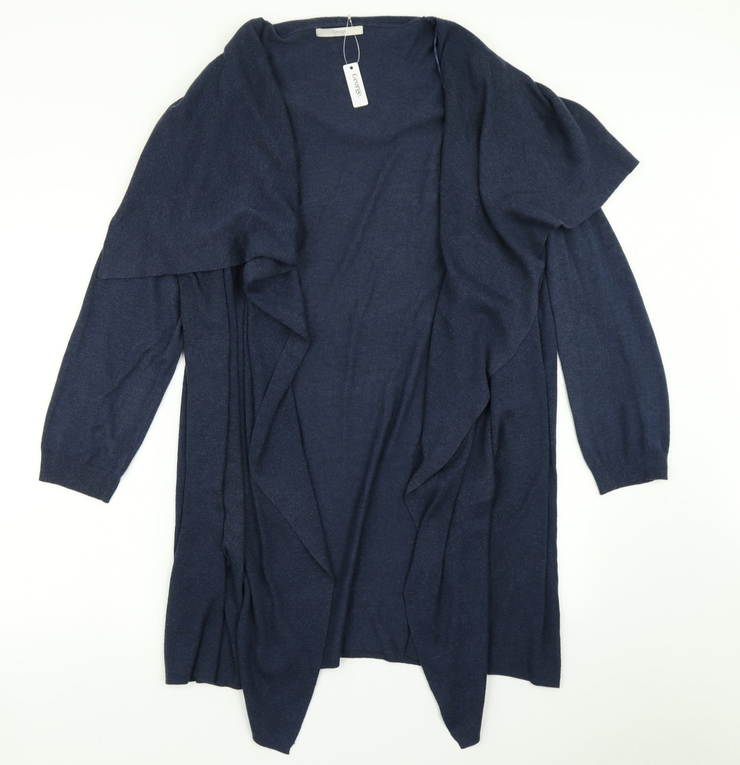 George Womens Blue  Knit Cardigan Jumper Size 20