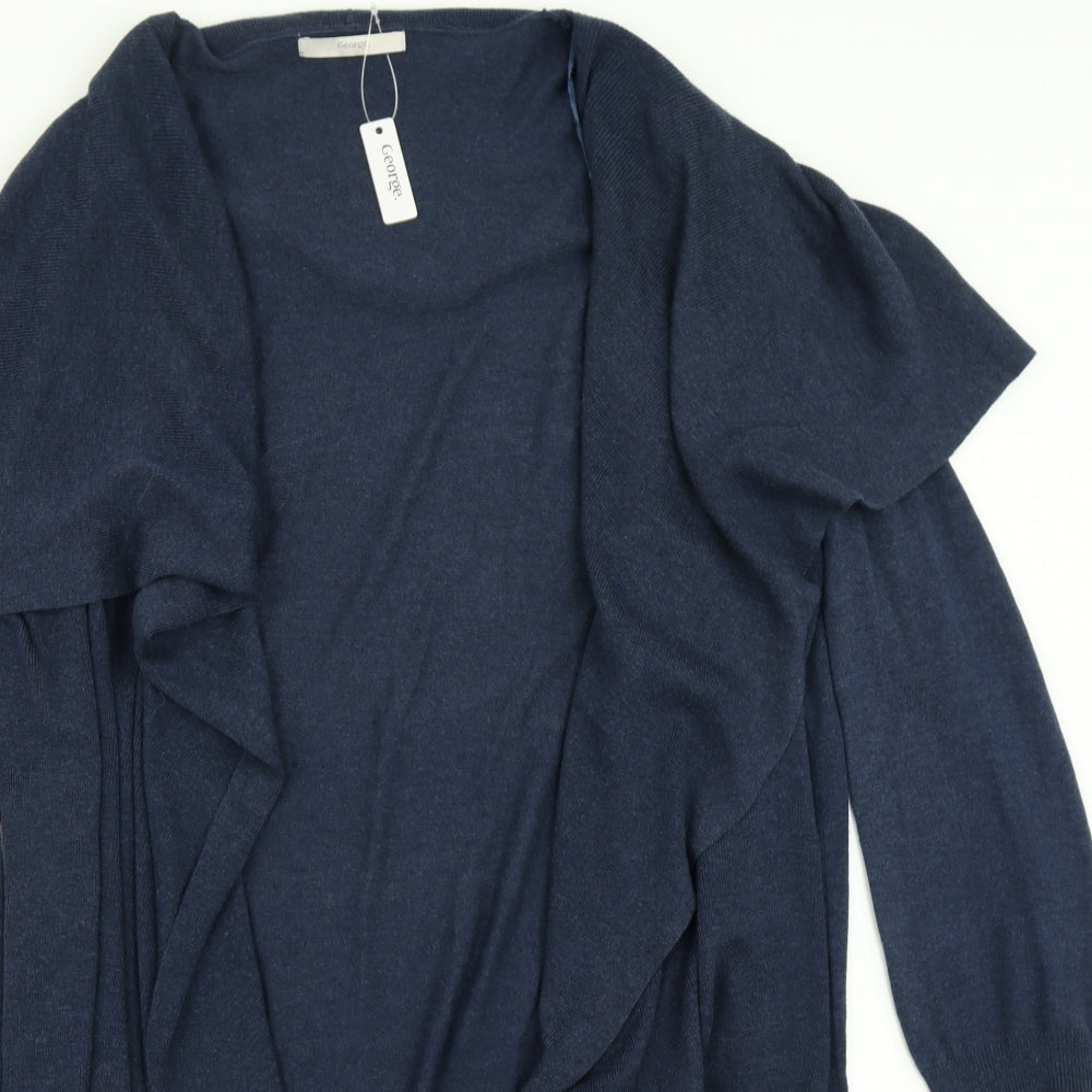 George Womens Blue  Knit Cardigan Jumper Size 20