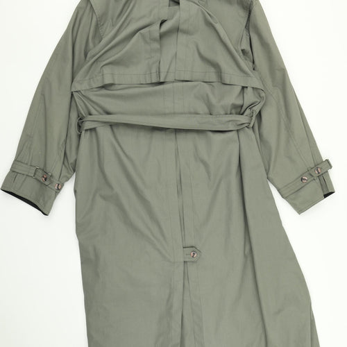 The Aquabury Mac Womens Green   Trench Coat Coat Size 16