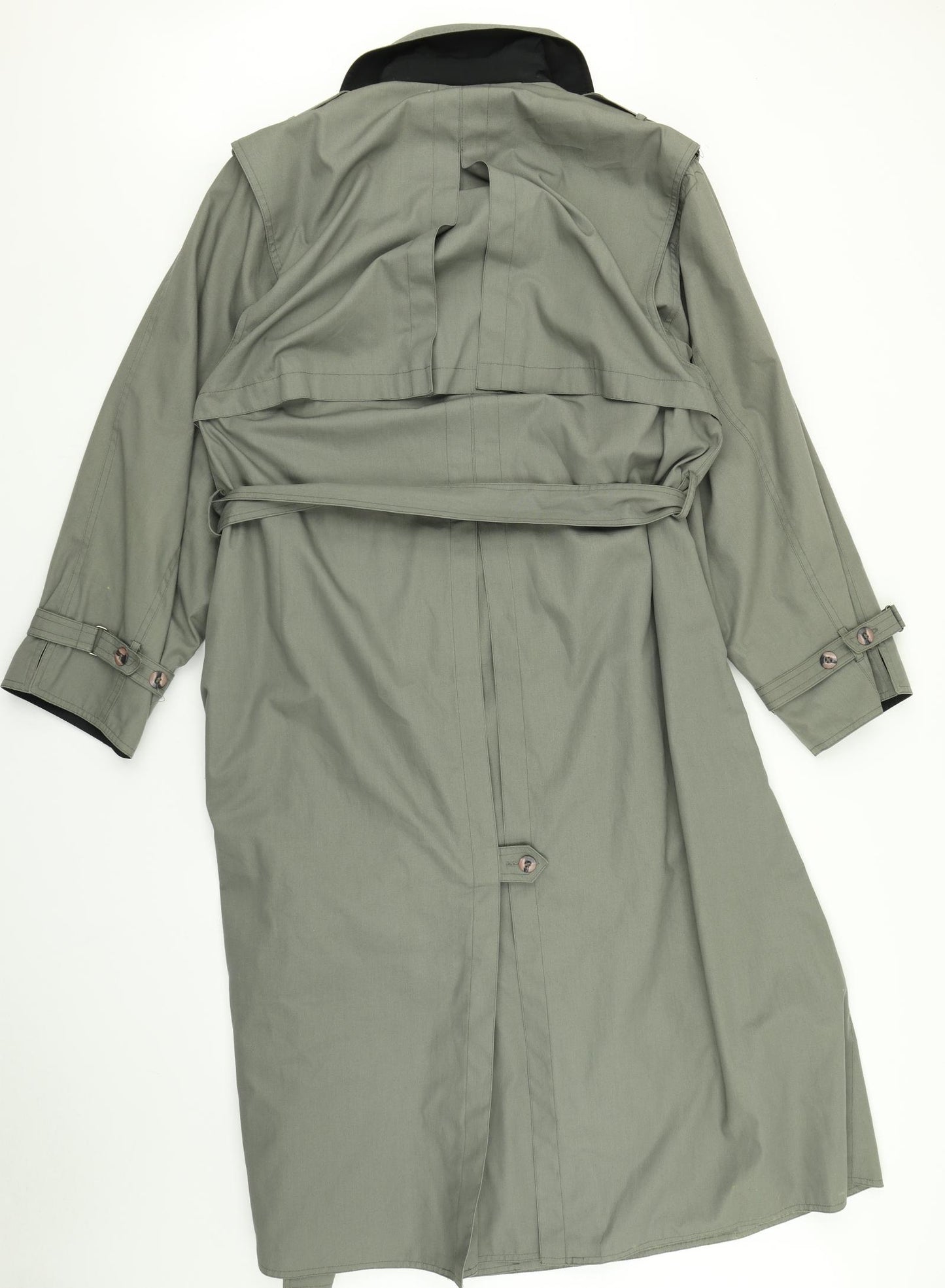 The Aquabury Mac Womens Green   Trench Coat Coat Size 16