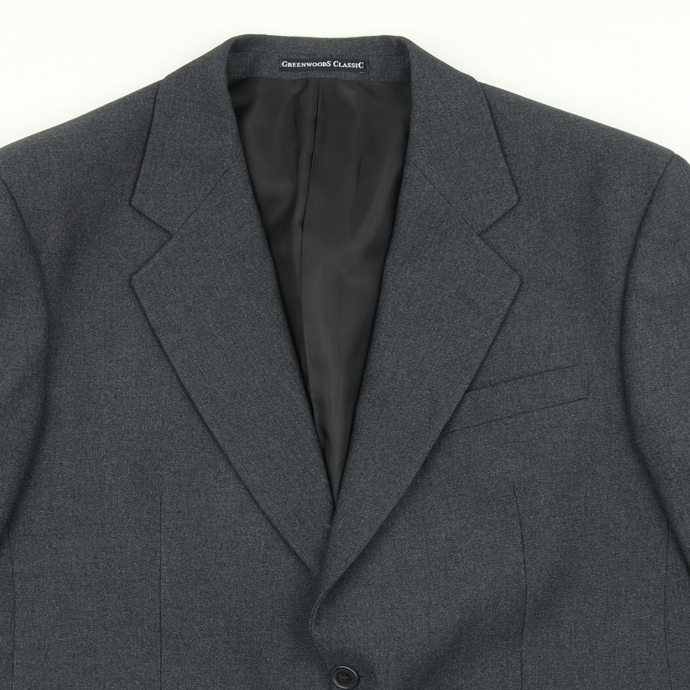 Greenwoods Classic Mens Grey   Jacket Blazer Size 40