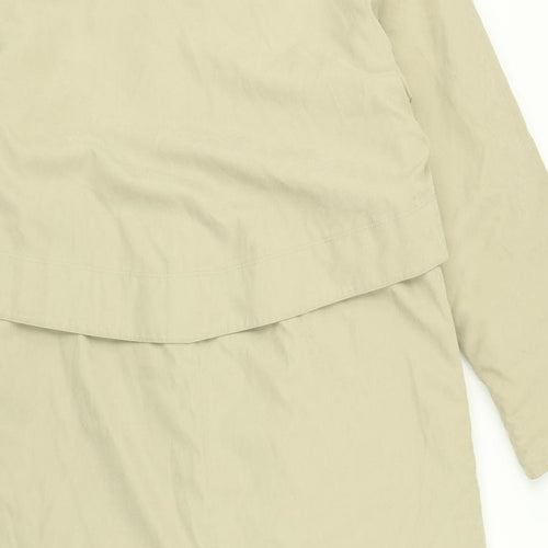 Preworn Womens Beige   Trench Coat Coat Size 16