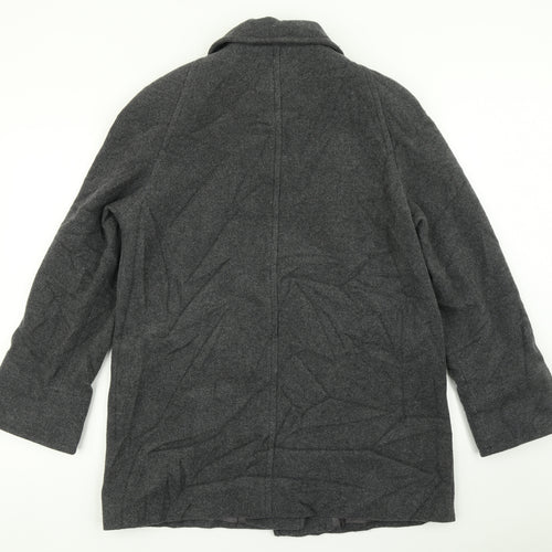 Berkertex Womens Grey   Overcoat Coat Size 14