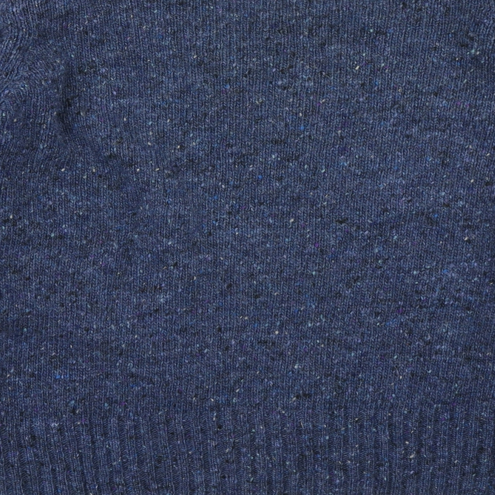 St Michaels Womens Blue  Knit Pullover Jumper Size 10