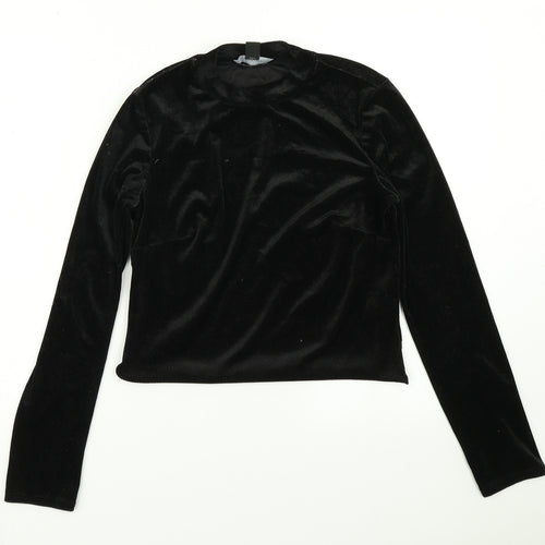 Atmosphere Womens Black   Basic T-Shirt Size 12  - Cropped