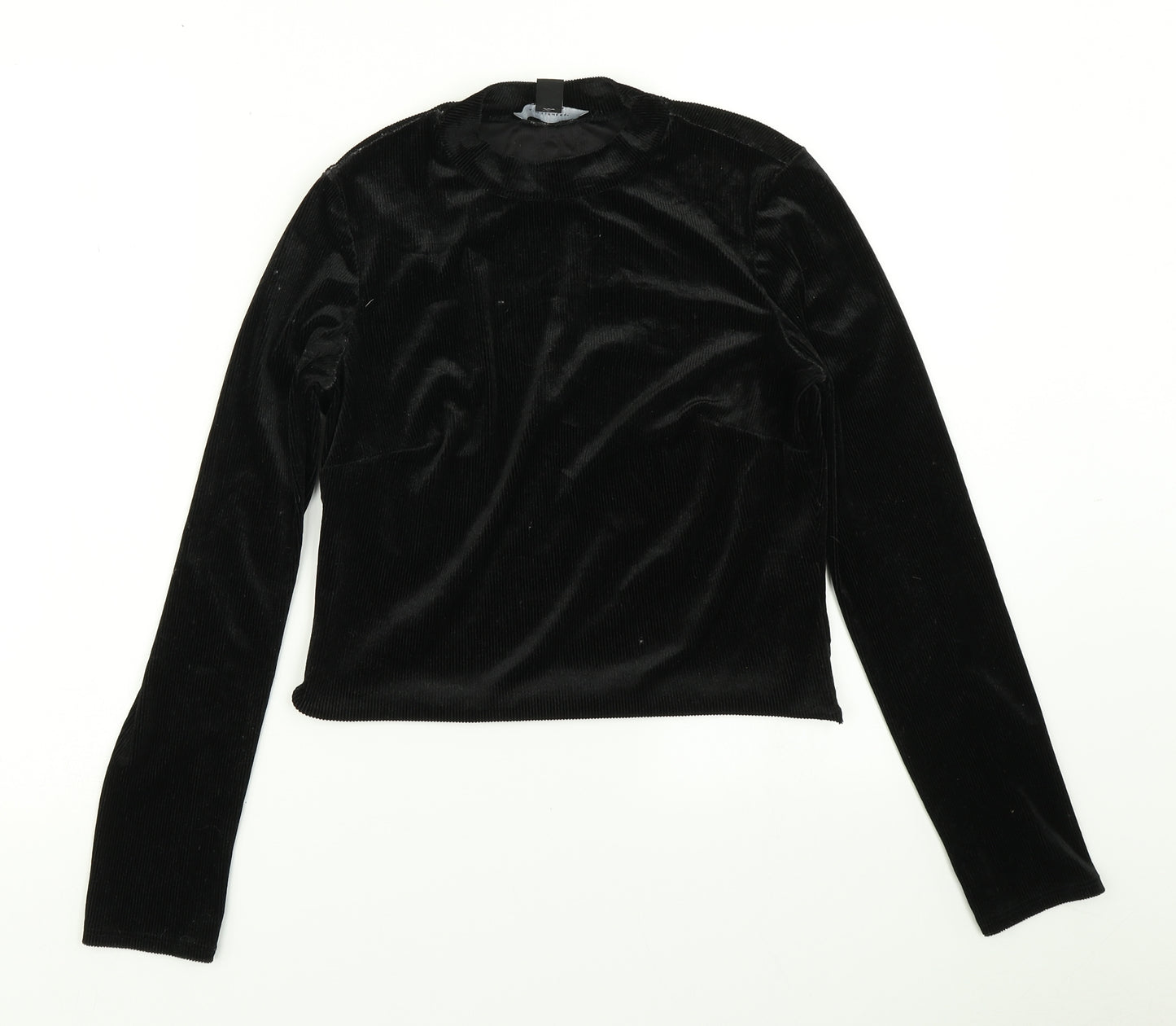 Atmosphere Womens Black   Basic T-Shirt Size 12  - Cropped