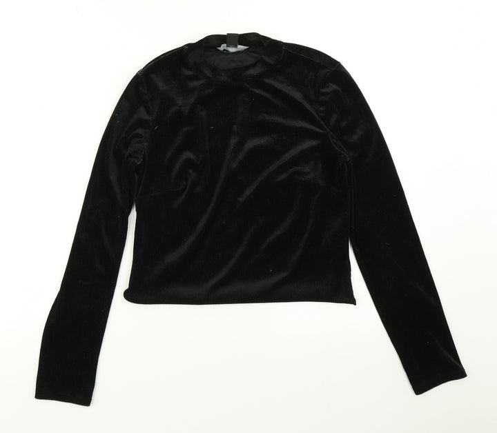 Atmosphere Womens Black   Basic T-Shirt Size 12  - Cropped