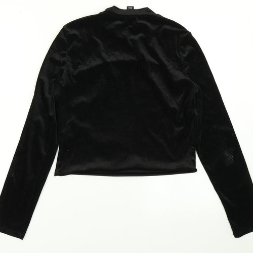 Atmosphere Womens Black   Basic T-Shirt Size 12  - Cropped