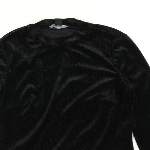Atmosphere Womens Black   Basic T-Shirt Size 12  - Cropped