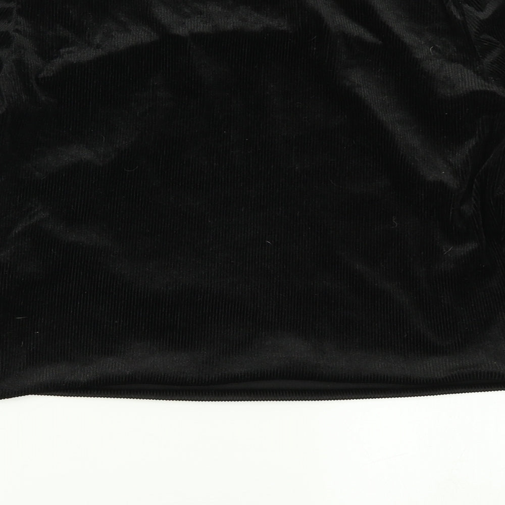 Atmosphere Womens Black   Basic T-Shirt Size 12  - Cropped