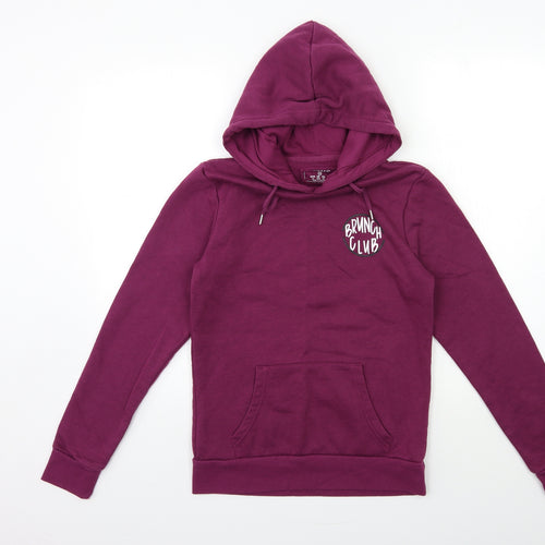 Primark Womens Purple   Pullover Hoodie Size 6