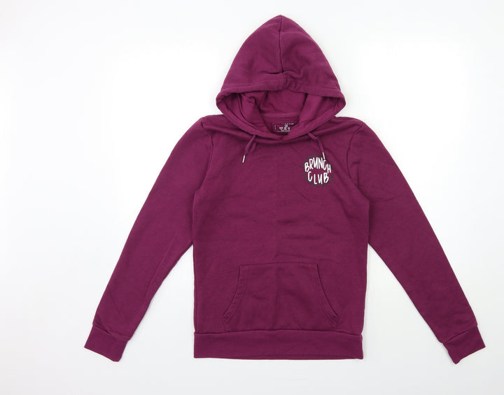 Primark Womens Purple   Pullover Hoodie Size 6