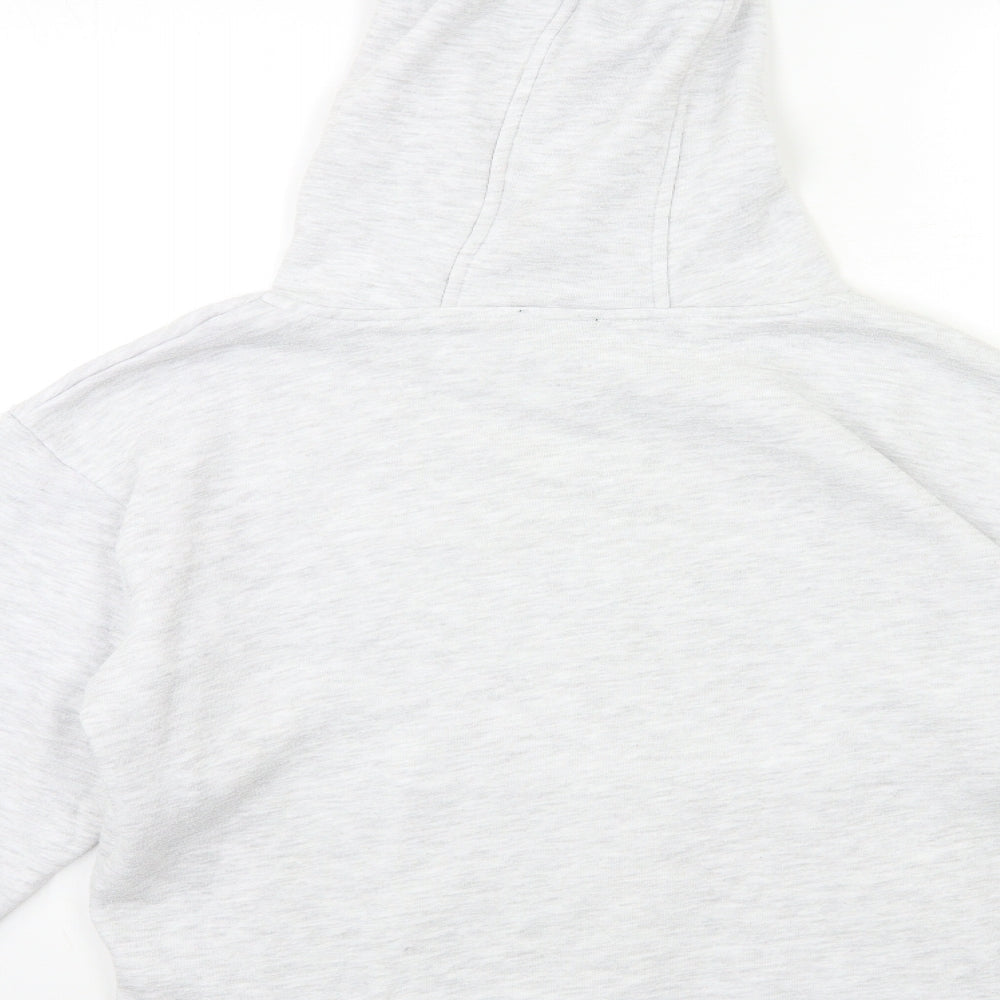 Topshop Womens Grey   Pullover Hoodie Size 8