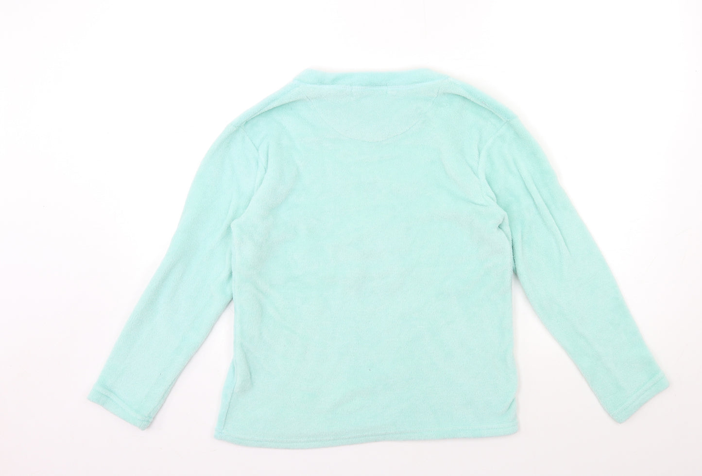 JUST LIKE YOU Girls Blue  Fleece Top Pyjama Top Size 12-13 Years