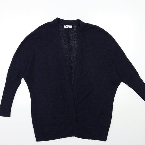 Papaya Womens Blue  Knit Cardigan Jumper Size M