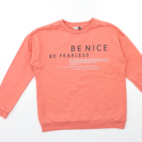 PEP&CO Womens Pink   Pullover Sweatshirt Size S
