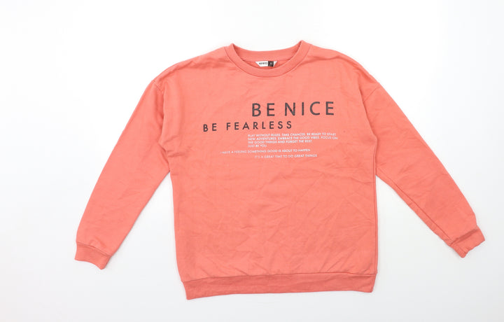 PEP&CO Womens Pink   Pullover Sweatshirt Size S