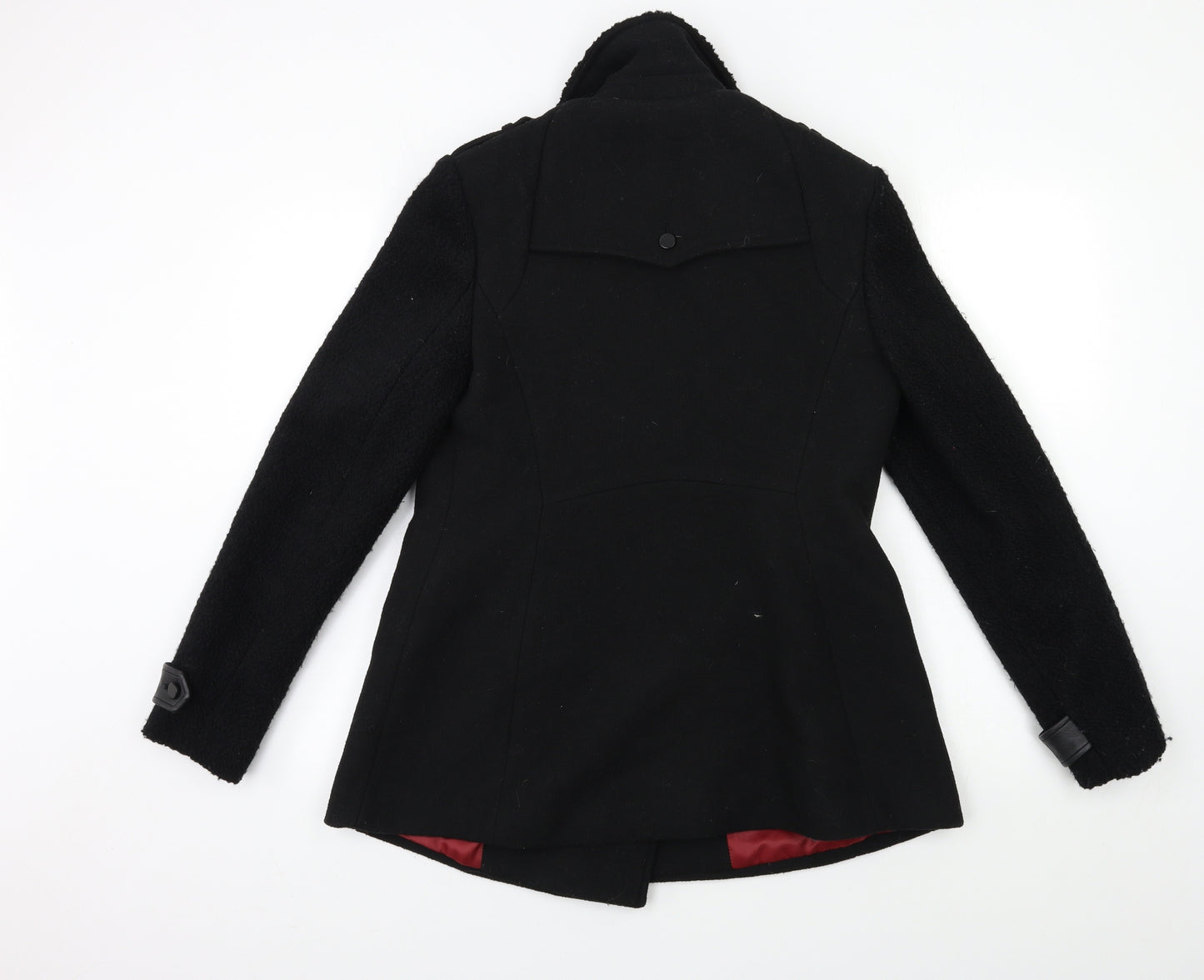 New Look Womens Black   Overcoat Coat Size 12