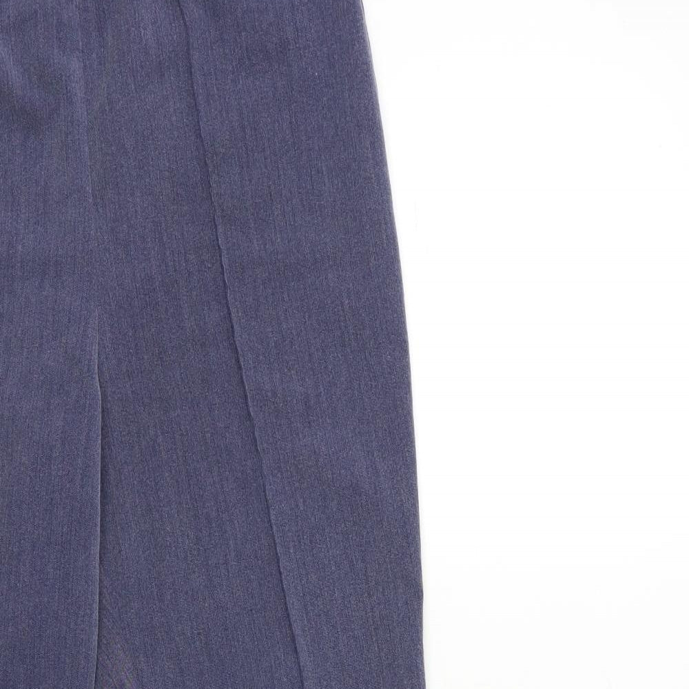 Bonmarché Womens Blue   Trousers  Size 12 L27 in