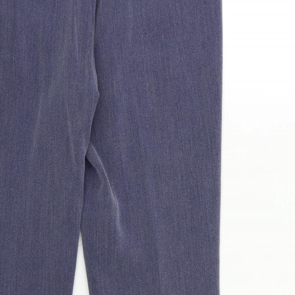 Bonmarché Womens Blue   Trousers  Size 12 L27 in
