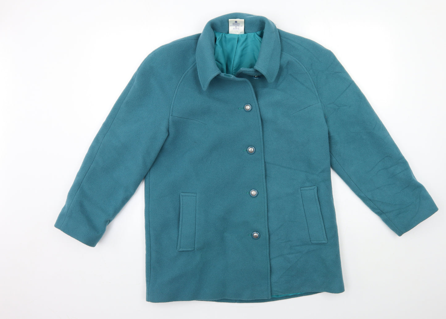 Eastex Womens Blue   Overcoat Coat Size 12