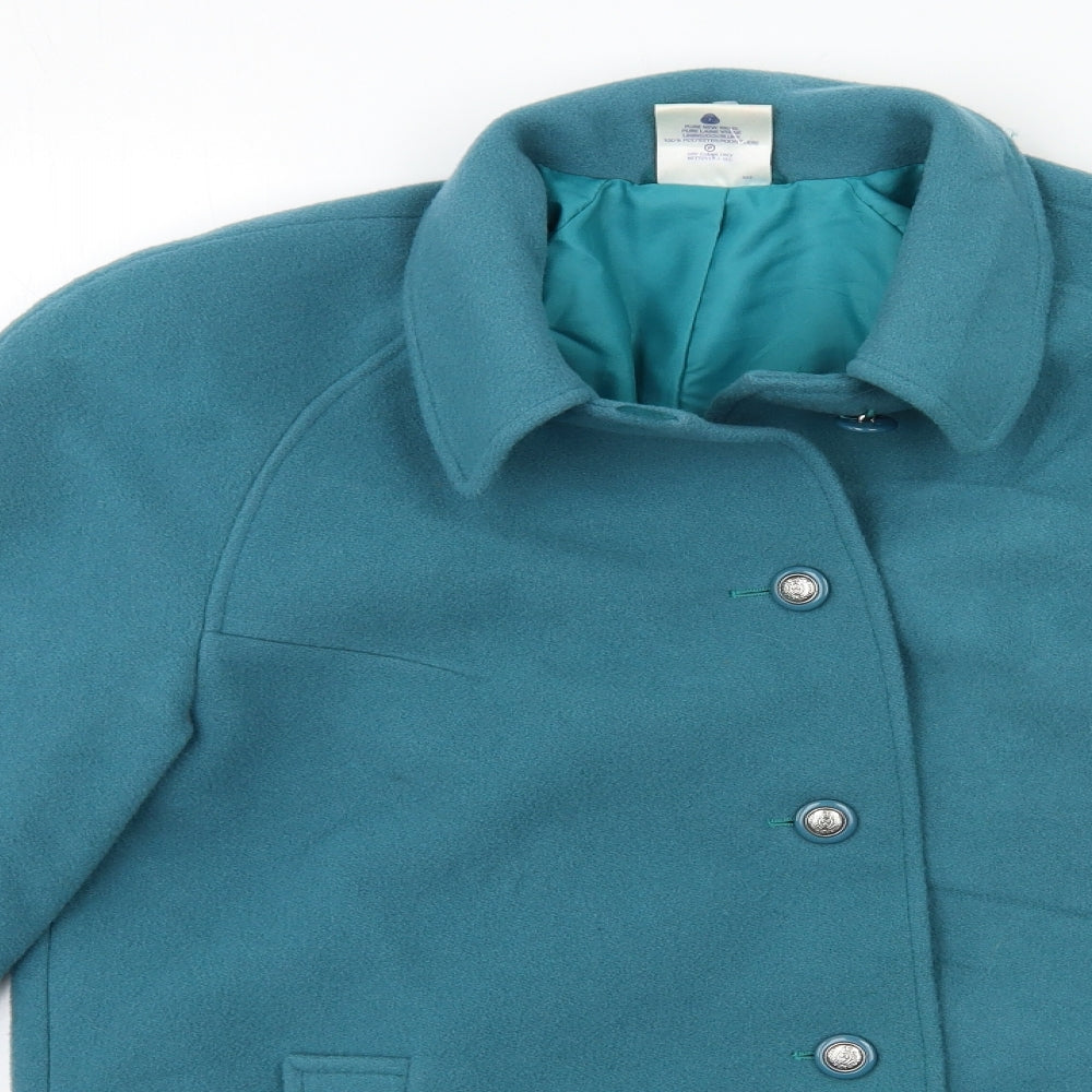 Eastex Womens Blue   Overcoat Coat Size 12