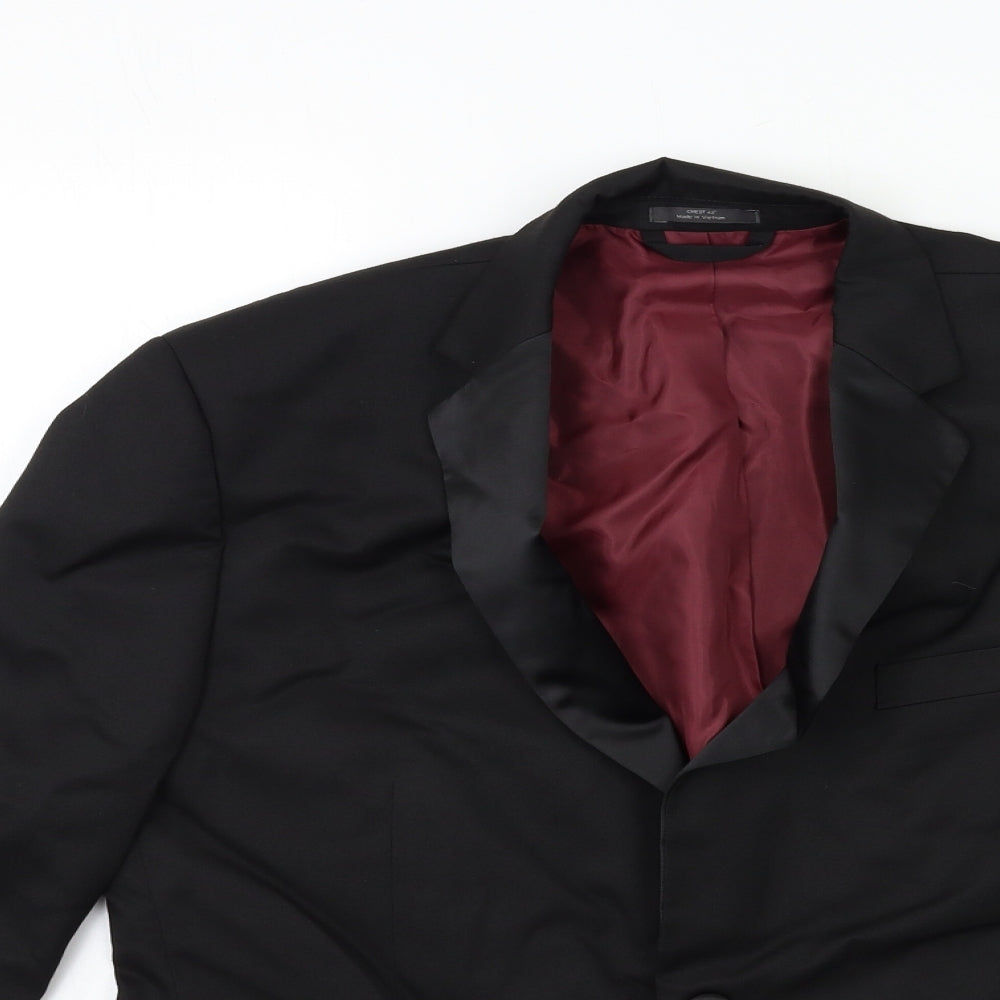 Marks and Spencer Mens Black   Jacket Suit Jacket Size 42