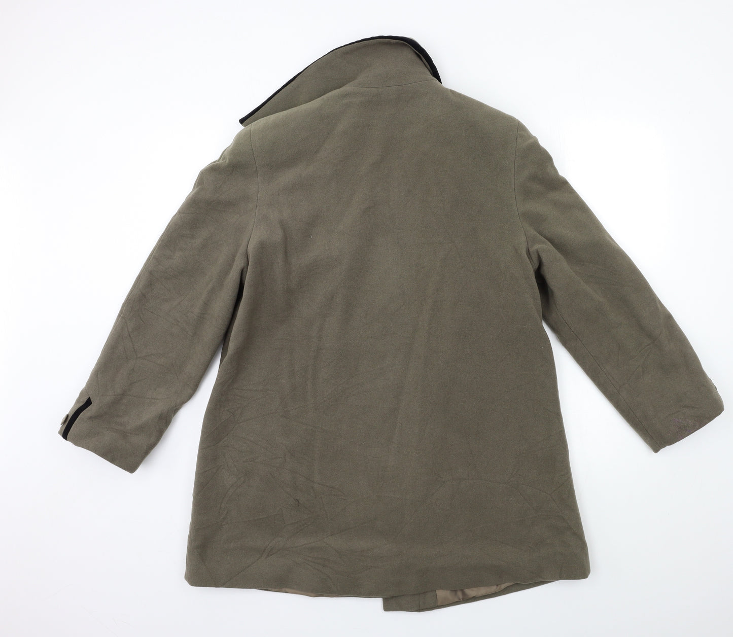 BHS Womens Green   Overcoat Coat Size 16