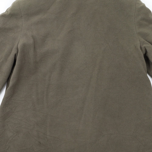 BHS Womens Green   Overcoat Coat Size 16