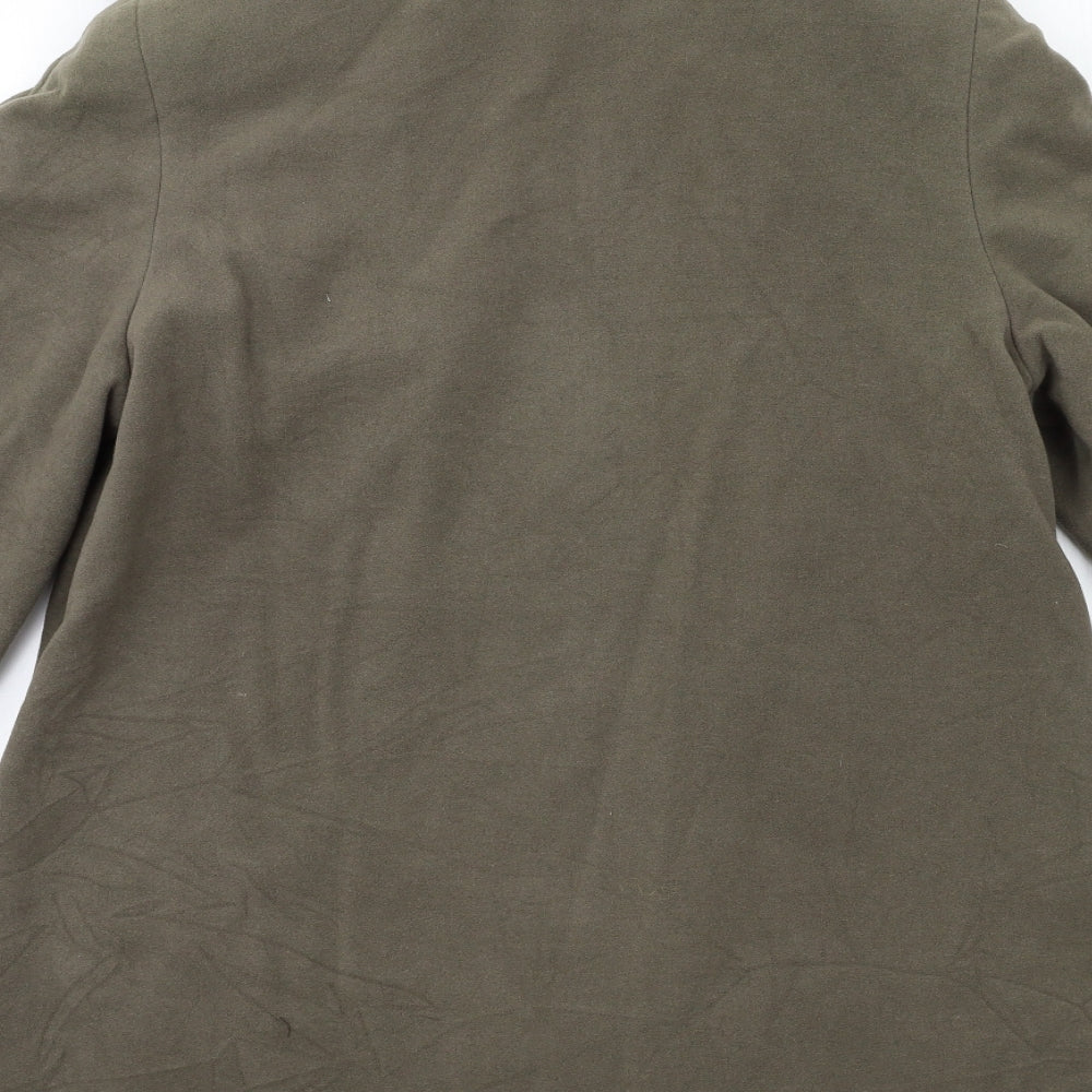 BHS Womens Green   Overcoat Coat Size 16