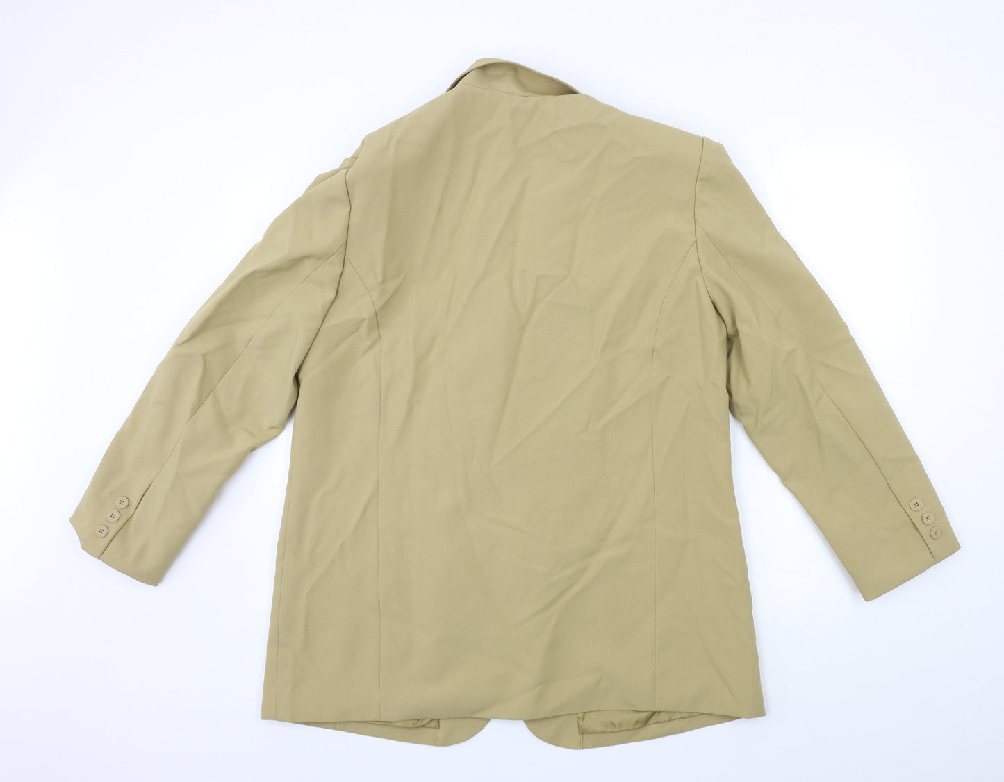 Preworn Womens Beige   Jacket Suit Jacket Size 18