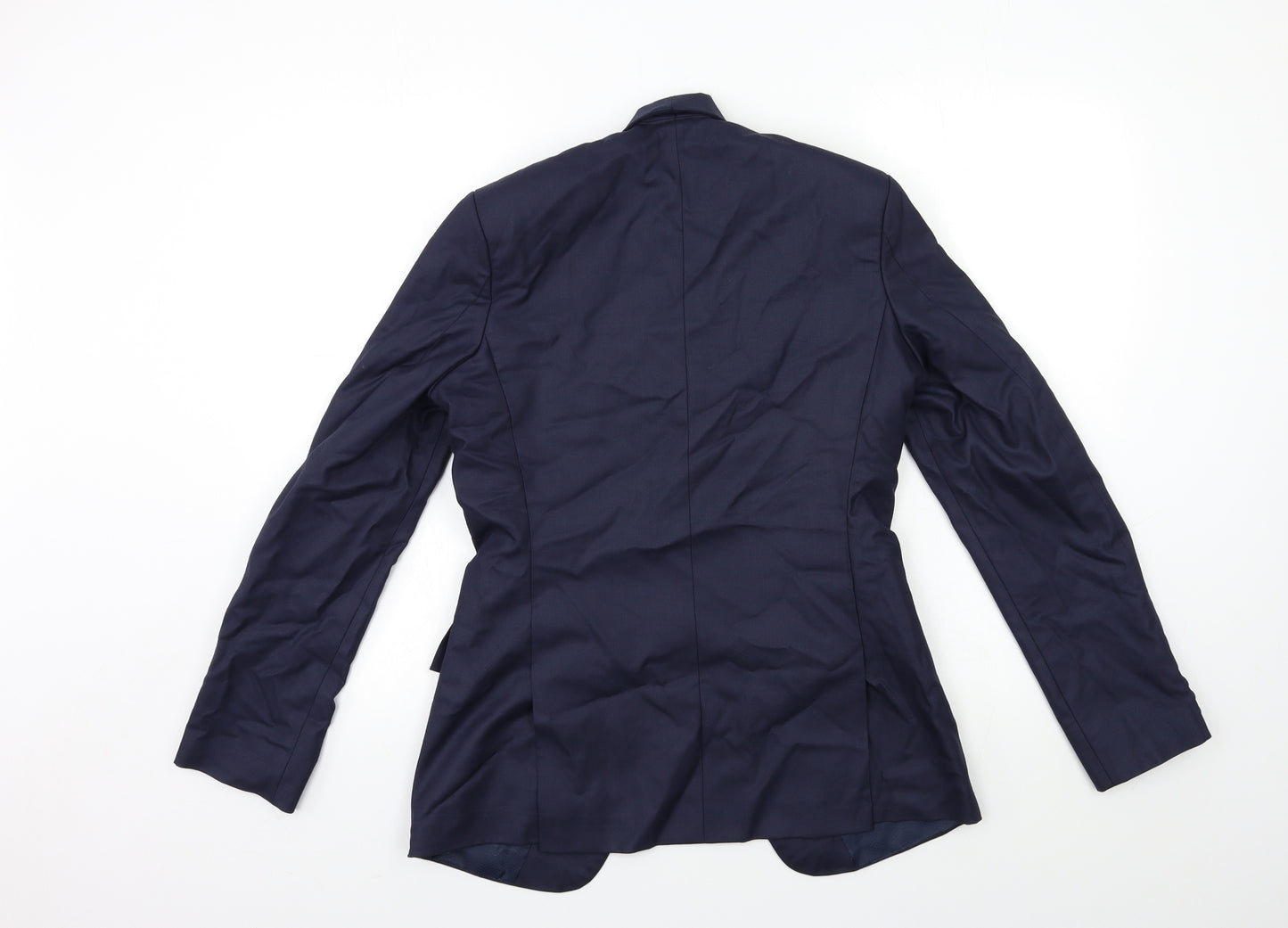 Preworn Mens Blue   Jacket Suit Jacket Size 36