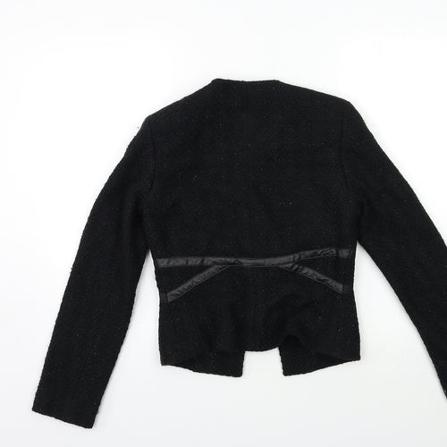 Mexx Womens Black   Overcoat Coat Size 10