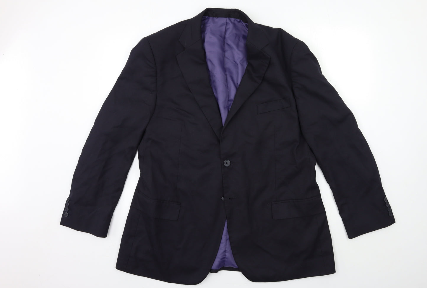 Marks and Spencer Mens Blue   Jacket Suit Jacket Size 44