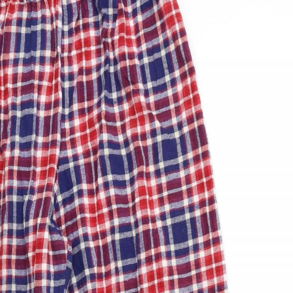 Belmont Womens Red Check  Top Lounge Pants Size 16