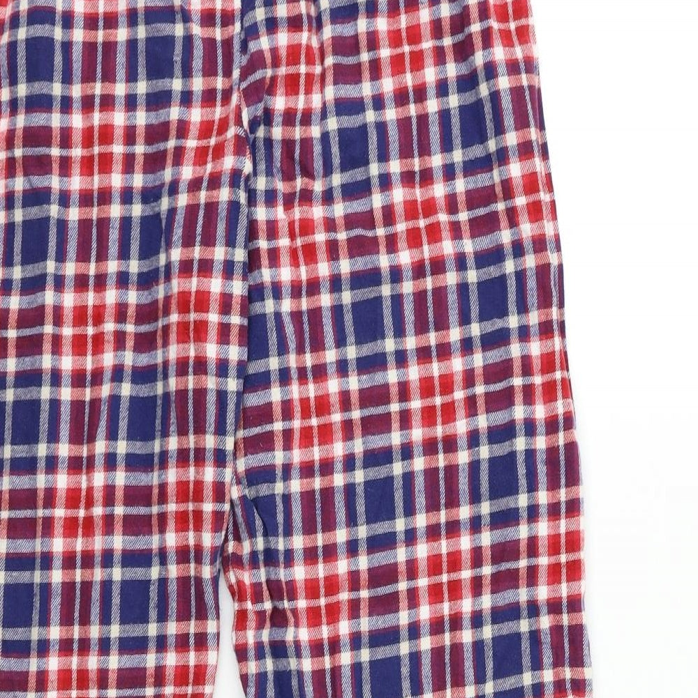 Belmont Womens Red Check  Top Lounge Pants Size 16