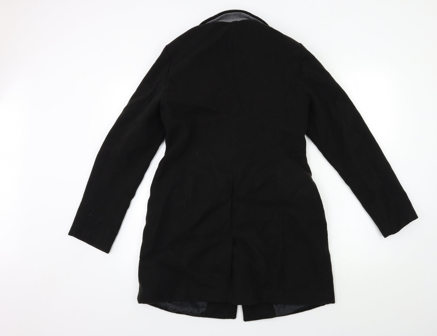 Atmosphere Womens Black   Overcoat Coat Size 10