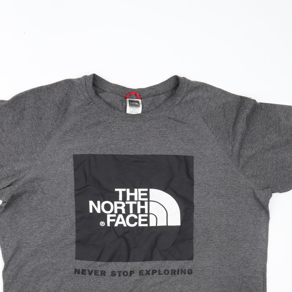 The North Face Mens Grey    T-Shirt Size L