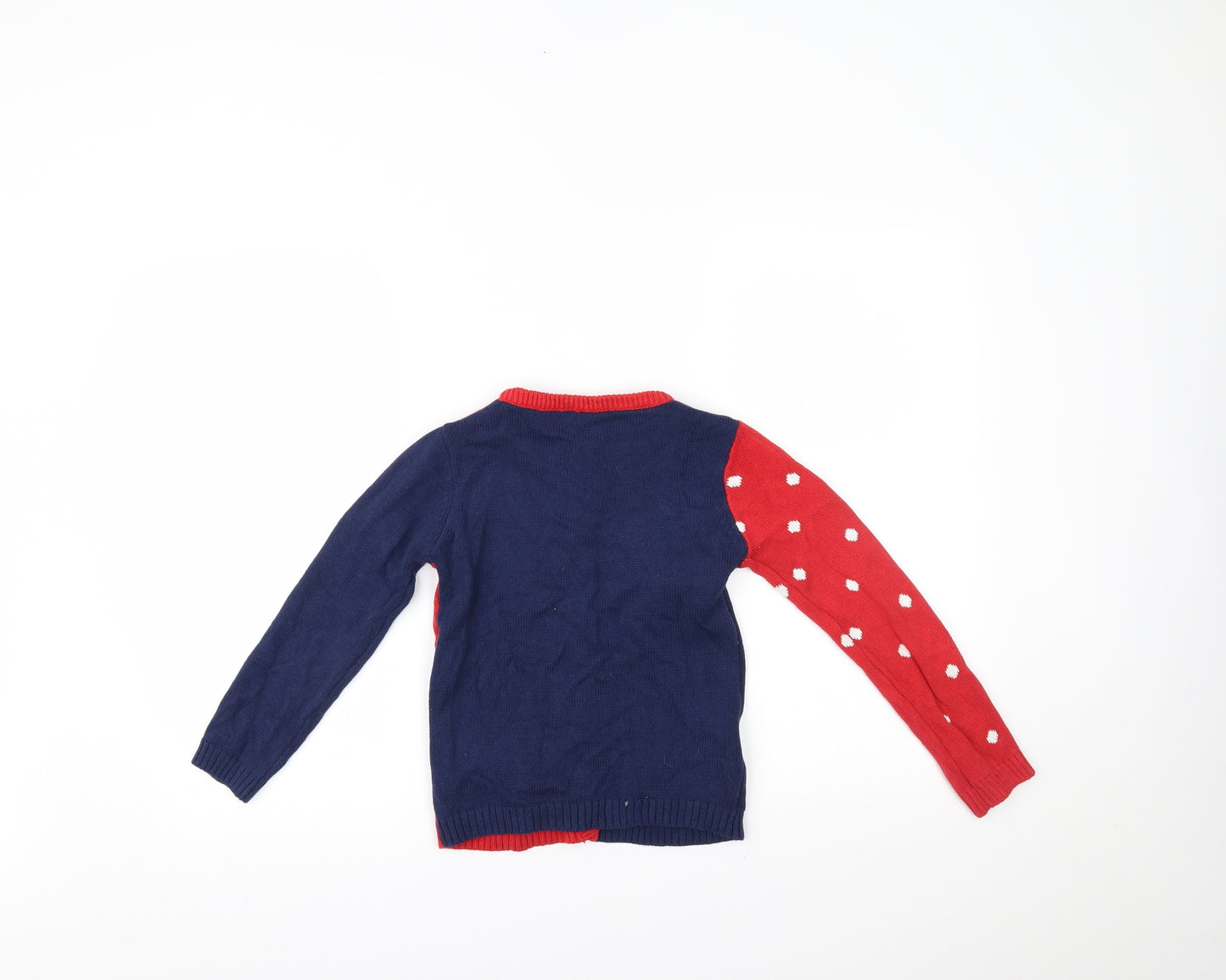 TU Girls Multicoloured   Cardigan Jumper Size 6-7 Years  - christm