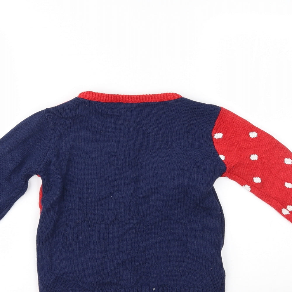 TU Girls Multicoloured   Cardigan Jumper Size 6-7 Years  - christm