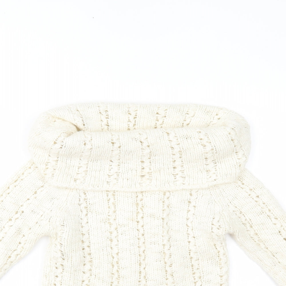 NEXT Womens Ivory   Pullover Jumper Size XS