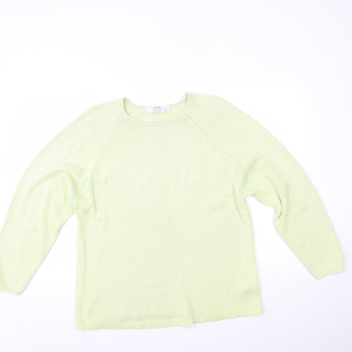 St. Berrard Womens Green   Pullover Jumper Size 12