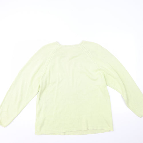 St. Berrard Womens Green   Pullover Jumper Size 12
