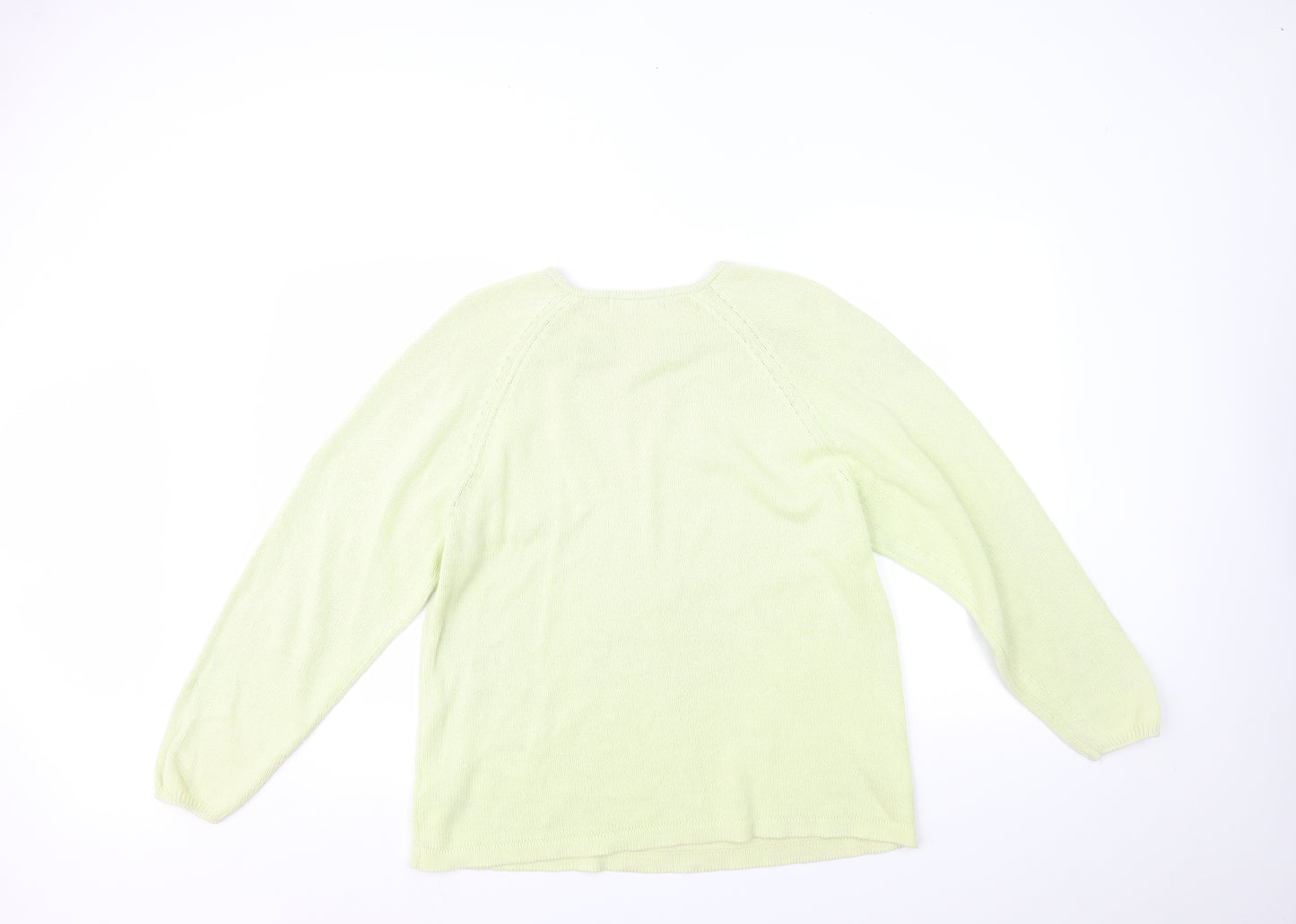 St. Berrard Womens Green   Pullover Jumper Size 12