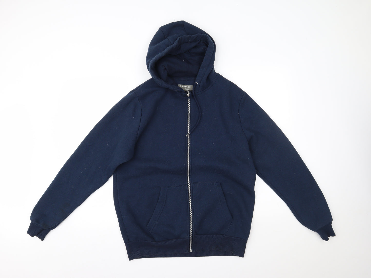 Primark Mens Blue   Full Zip Hoodie Size L