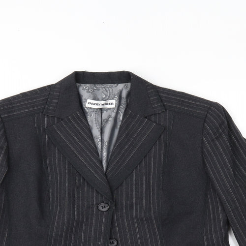 Gerry Weber Womens Black   Jacket Blazer Size 14