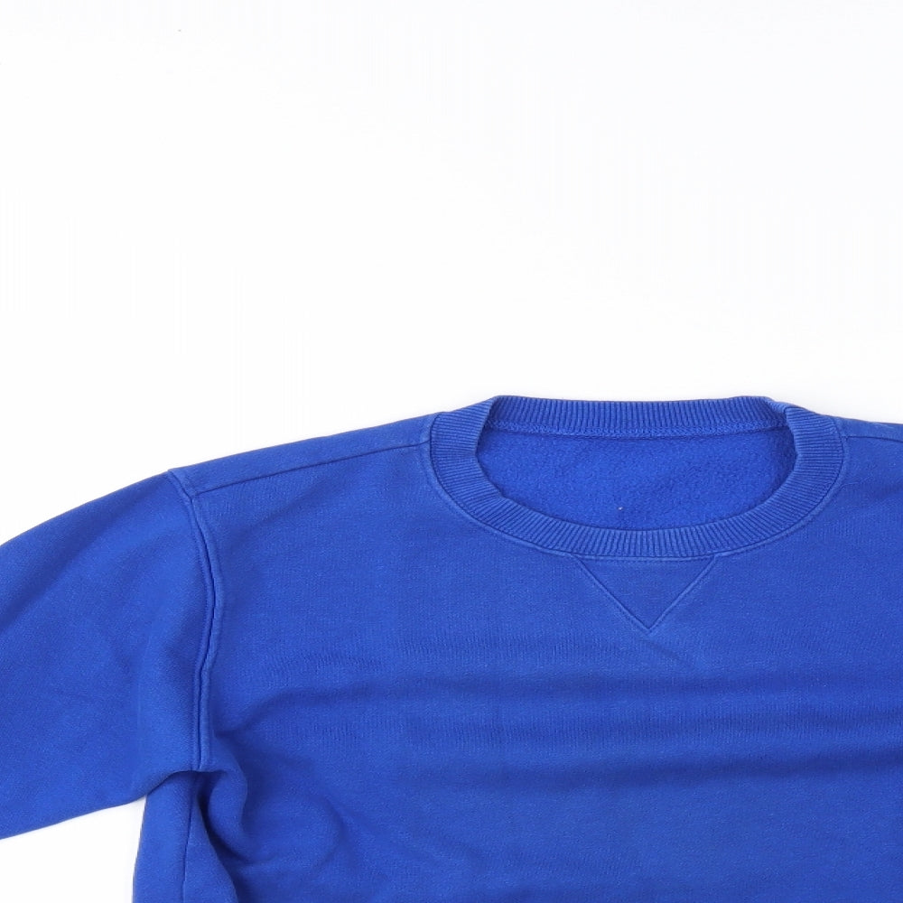 Matalan Boys Blue   Pullover Jumper Size 10 Years