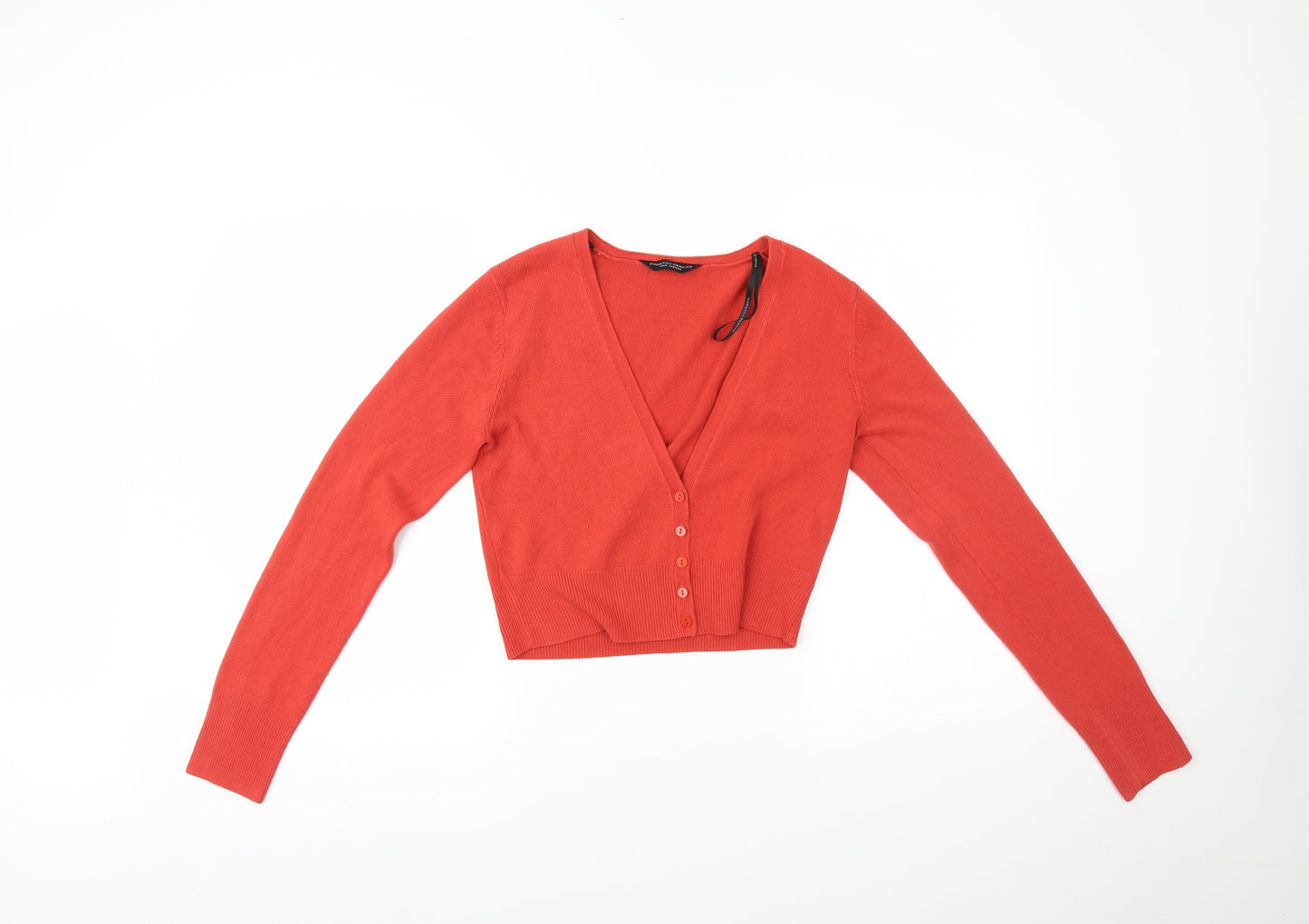 Dorothy Perkins Womens Orange   Cardigan Jumper Size 10