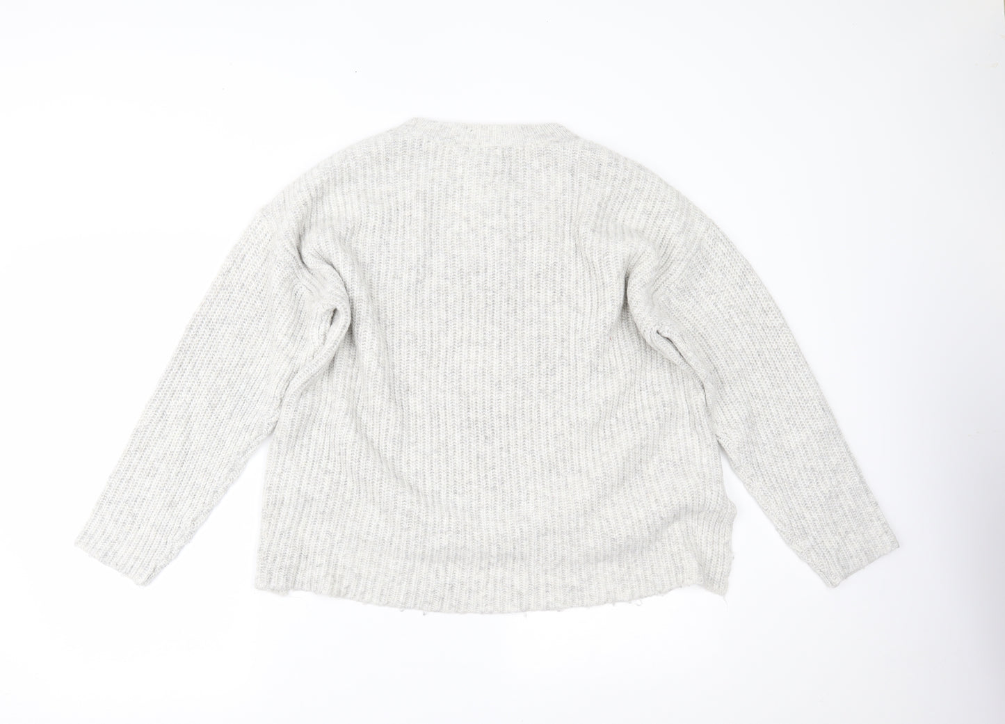 New Look Womens Grey   Pullover Jumper Size M